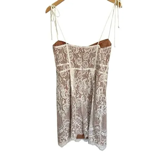 for love and lemons tati lace corset dress Lace Corset Dress Tati For Love And Lemons White Ruffle Dress For Love  Lemons Tati Lace Corset Dress Mini M